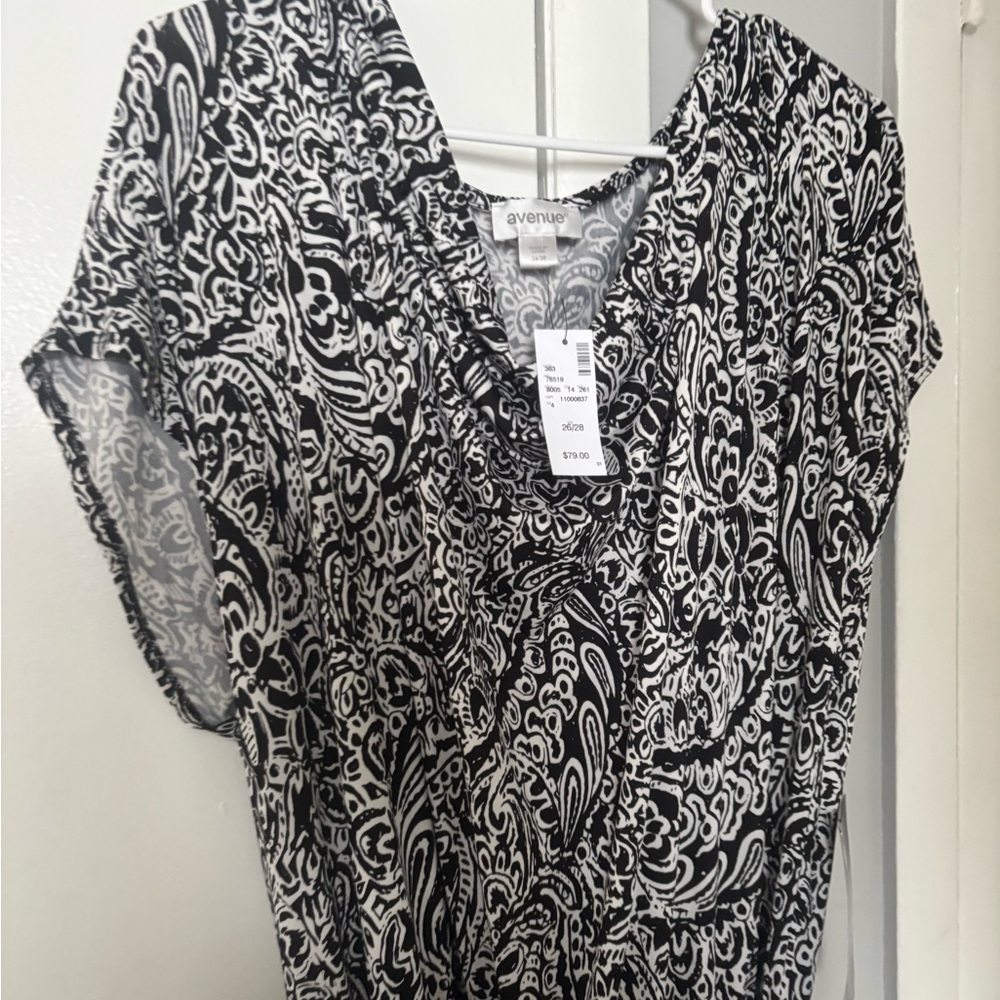 Avenue Patterned Jumpsuit with belt